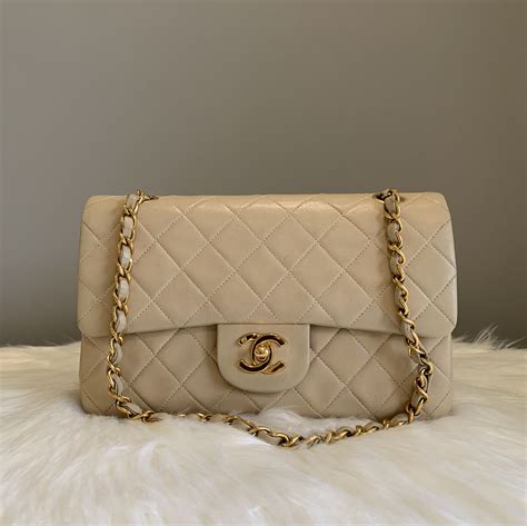 chanel classic beige small|chanel classic flap beige.